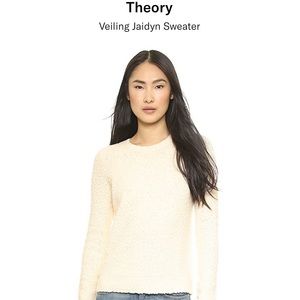 Theory cream sweater
